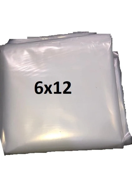 Abk Plastik Şeffaf Örtülük 6X12