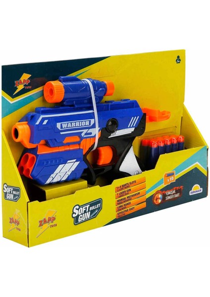 Zapp Toys Zapp 10 Mermili Lazerli Sünger Dart Atan Tabanca