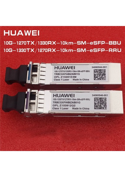 1Paır 2Adet:1Alıcı+1Verıcı Huawei 10G Tek Core Sfp 10Km