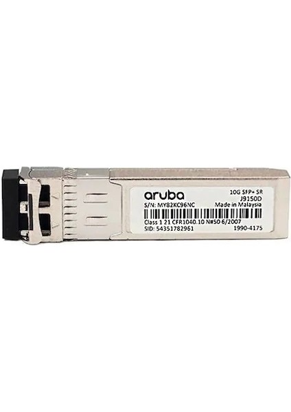 Hpe Aruba J9150D X132 10G Sfp Lc Sr Transceiver
