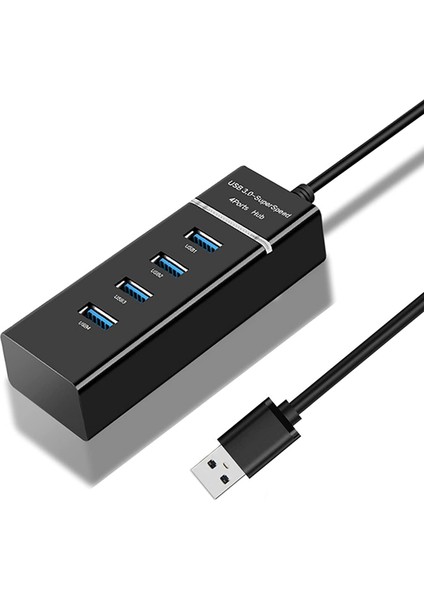 4 Port USB 3.0 Hub USB Çoklayıcı LED Göstergeli USB 3.0 Hub Çoklu Bağlantı Noktası