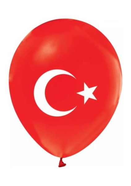 Nedi Balon Ay Yıldız Baskılı 12" 16LI