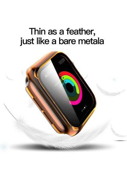 Apple Watch Serisi 3 ve 2 ve 1 42 mm. Yarı Saydam Pc+Temperli Cam Saat Kılıfı (Yurt Dışından) indirimleri