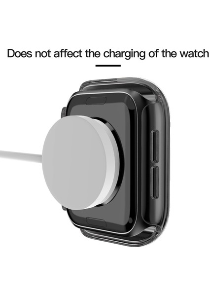 Apple Watch Serisi 3 ve 2 ve 1 42 mm. Yarı Saydam Pc+Temperli Cam Saat Kılıfı (Yurt Dışından) modelleri