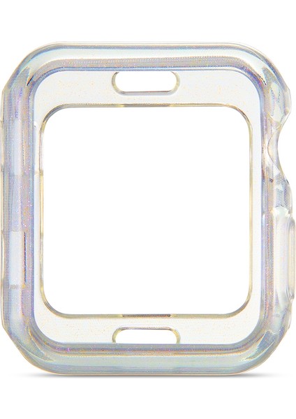 Glitter Tozu Tpu Koruyucu Kılıf Apple Watch Serisi 3 & 2 & 1 42 mm. (Yurt Dışından)
