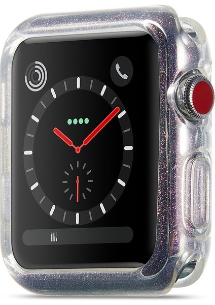 Glitter Tozu Tpu Koruyucu Kılıf Apple Watch Serisi 3 & 2 & 1 42 mm. (Yurt Dışından) modelleri