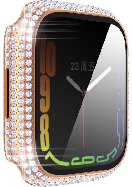 Apple Watch Serisi 7 41 mm. Mas Pc + Temperli Cam Saat Kılıfı (Yurt Dışından) fırsatları