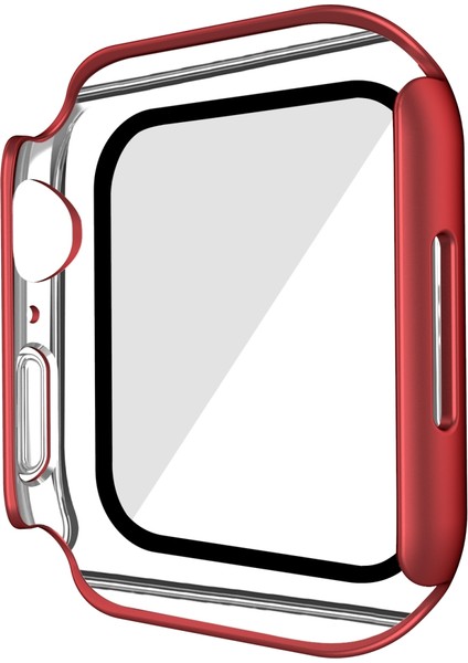 Ektroplating Mat Her Şey Dahil Pc + Temperli Gl Watch Case Apple Watch S 7 41 mm. (Yurt Dışından) fiyatları
