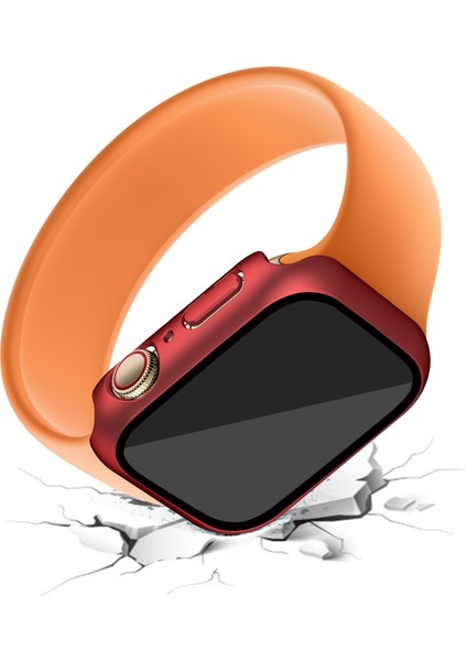 Ektroplating Mat Her Şey Dahil Pc + Temperli Gl Watch Case Apple Watch S 7 41 mm. (Yurt Dışından) fırsatları