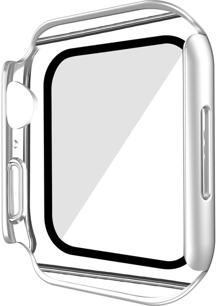 Ektroplating Mat Her Şey Dahil Pc + Temperli Gl Watch Case Apple Watch S 7 41 mm. (Yurt Dışından)