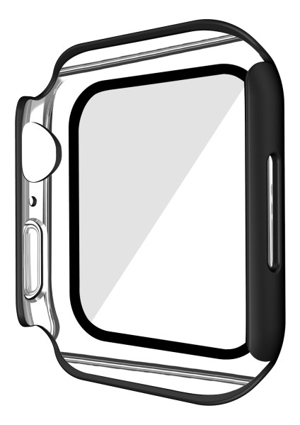 Ektroplating Mat Her Şey Dahil Pc + Temperli Gl Watch Case Apple Watch S 7 45 mm. (Yurt Dışından)
