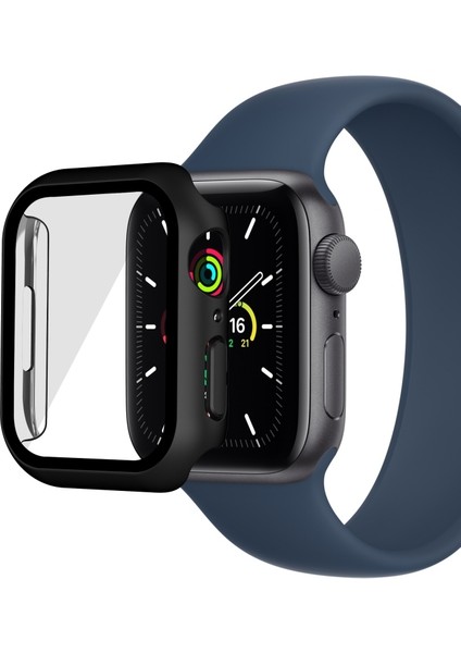 Ektroplating Mat Her Şey Dahil Pc + Temperli Gl Watch Case Apple Watch S 7 45 mm. (Yurt Dışından)