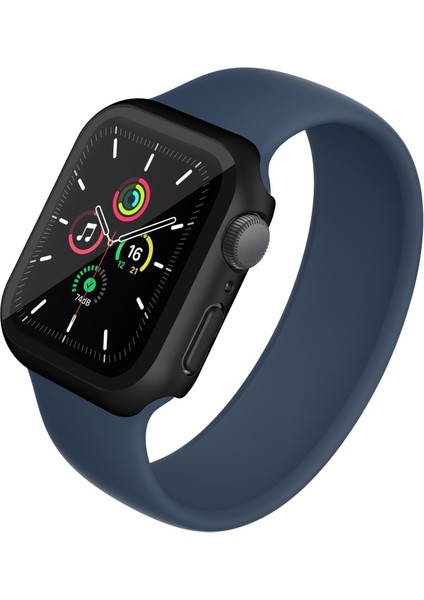 Ektroplating Mat Her Şey Dahil Pc + Temperli Gl Watch Case Apple Watch S 7 45 mm. (Yurt Dışından)