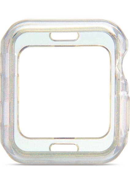 Glitter Tozu Tpu Koruyucu Kılıf Apple Watch Serisi 3 & 2 & 1 42 mm. (Yurt Dışından)