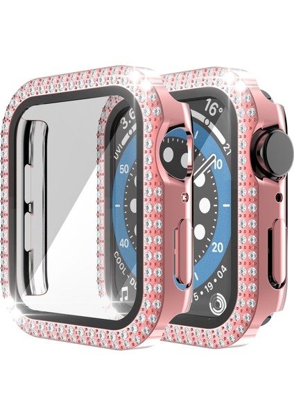 Çift Sıralı Mas Pc + Temperli Cam Izle Kılıf Apple Watch Serisi 6 & Se & 5 & 4 44 mm. (Yurt Dışından) fırsatları