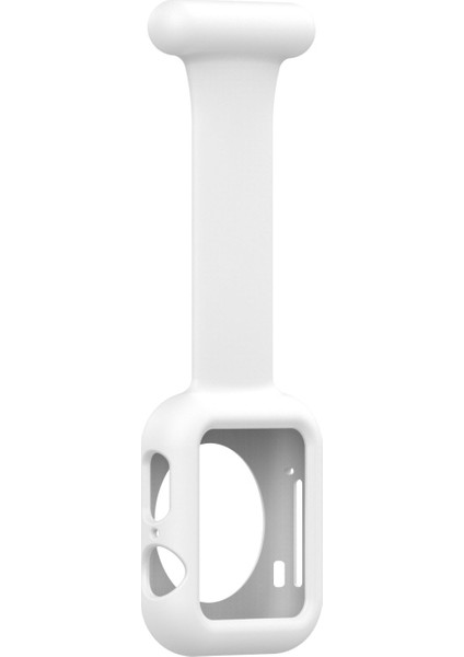 Silikon Hemşire Broş Watch Band Kılıf Apple Watch S 7 45 mm. / 6&se&5&4 44 mm. / 3&2&1 42 mm. (Yurt Dışından) modelleri