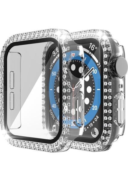 Çift Sıralı Mas Pc + Temperli Cam Izle Kılıf Apple Watch Serisi 6 & Se & 5 & 4 44 mm. (Yurt Dışından) fırsatları