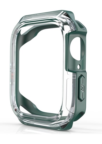 Apple Watch S İçin Şeffaf 2 Renk Zırh Kılıf 7 41 mm. (Yurt Dışından)