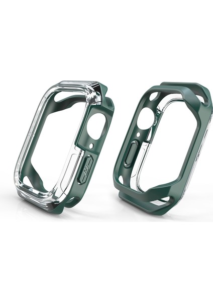 Apple Watch S İçin Şeffaf 2 Renk Zırh Kılıf 7 41 mm. (Yurt Dışından) fiyatları