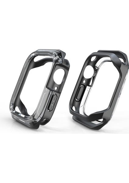 Apple Watch S İçin Şeffaf 2 Renk Zırh Kılıf 7 41 mm. (Yurt Dışından) fiyatları