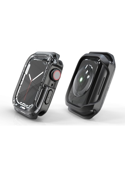 Apple Watch S İçin Şeffaf 2 Renk Zırh Kılıf 7 41 mm. (Yurt Dışından) fırsatları