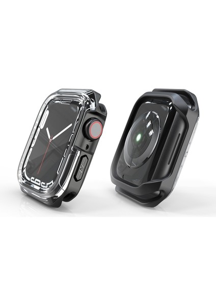 Apple Watch Serisi 6 ve Se & 5 & 4 40 mm. Şeffaf 2 Renk Zırh Kılıfı (Yurt Dışından) fırsatları