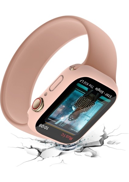 Pc + Temperli Cam Film Su Geçirmez Saat Kılıfı Apple Watch Serisi 7 41 mm. Daha Düşük Kapak (Yurt Dışından) indirimleri