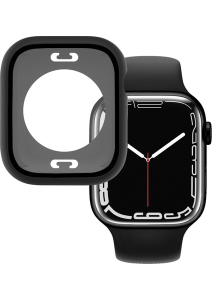 Pc + Temperli Cam Film Su Geçirmez Saat Kılıfı Apple Watch Serisi 7 41 mm. Daha Düşük Kapak (Yurt Dışından)