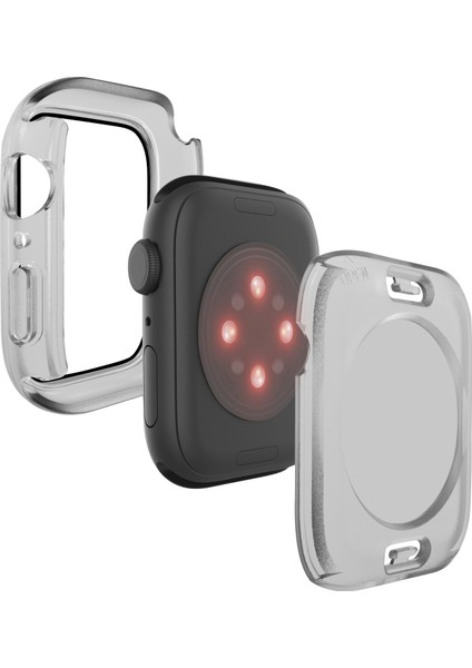 Pc + Temperli Cam Film Su Geçirmez Saat Kılıfı Apple Watch Serisi 7 41 mm. Daha Düşük Kapak (Yurt Dışından) fırsatları