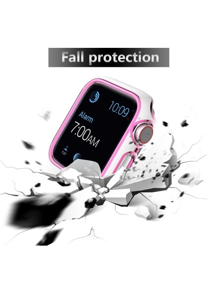 Apple Watch Serisi 6 & Se & 5 & 4 40 mm. 2 Renkli Galvanik Pc Vaka (Yurt Dışından)