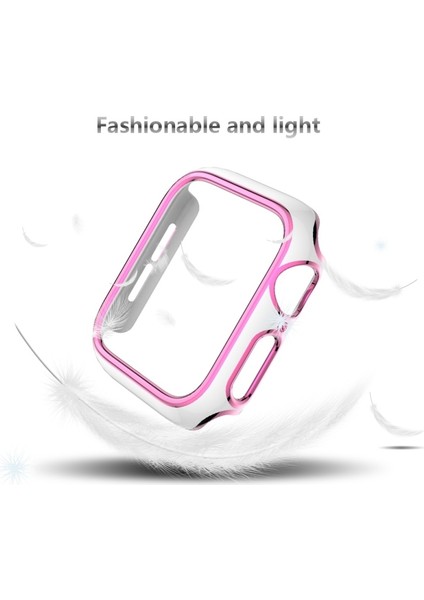 Apple Watch Serisi 6 & Se & 5 & 4 40 mm. 2 Renkli Galvanik Pc Vaka (Yurt Dışından)