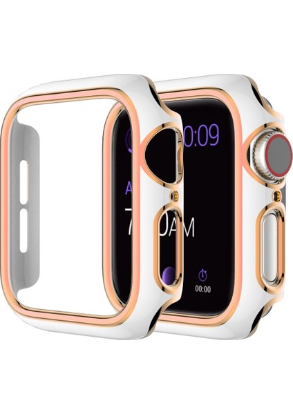 Apple Watch Serisi 6 & Se & 5 & 4 40 mm. 2 Renkli Galvanik Pc Vaka (Yurt Dışından)