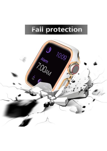 Apple Watch Serisi 6 & Se & 5 & 4 40 mm. 2 Renkli Galvanik Pc Vaka (Yurt Dışından)