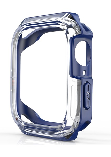 Apple Watch Serisi 6 ve Se & 5 & 4 40 mm. Şeffaf 2 Renk Zırh Kılıfı (Yurt Dışından)