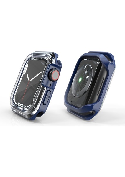 Apple Watch Serisi 6 ve Se & 5 & 4 40 mm. Şeffaf 2 Renk Zırh Kılıfı (Yurt Dışından) fırsatları
