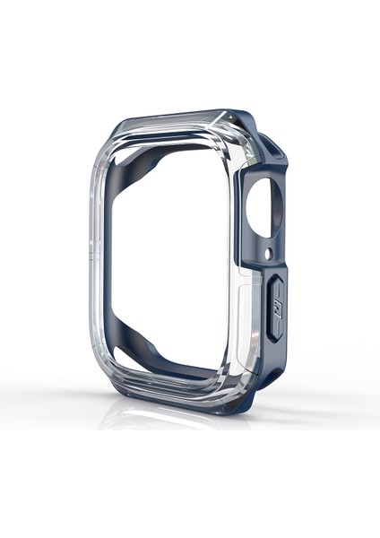 Apple Watch Serisi 6 ve Se & 5 & 4 40 mm. Şeffaf 2 Renk Zırh Kılıfı (Yurt Dışından)