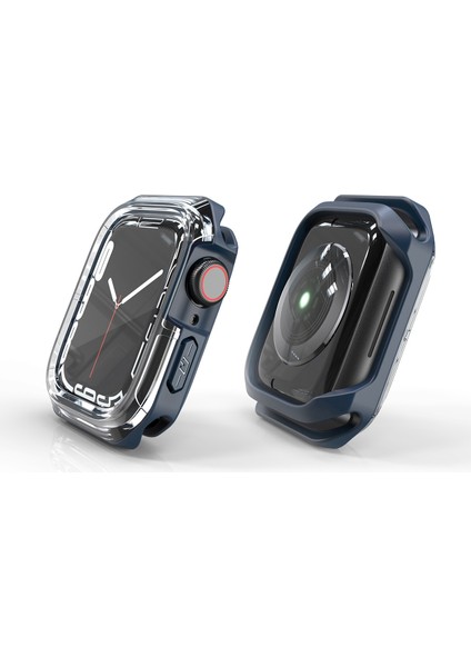 Apple Watch Serisi 6 ve Se & 5 & 4 40 mm. Şeffaf 2 Renk Zırh Kılıfı (Yurt Dışından) fırsatları