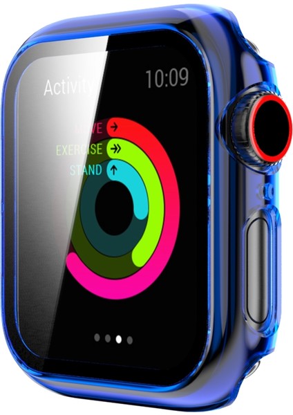 Yarı Saydam Pc + Temperli Cam Saat Kılıf Apple Watch Serisi 6 & Se & 5 & 4 40 mm. (Yurt Dışından) fiyatları