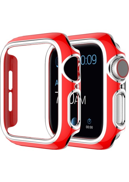Apple Watch Serisi 6 & Se & 5 & 4 40 mm. 2 Renkli Galvanik Pc Vaka (Yurt Dışından)