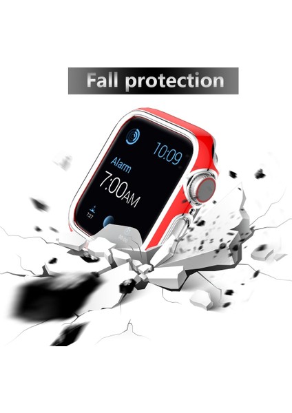 Apple Watch Serisi 6 & Se & 5 & 4 40 mm. 2 Renkli Galvanik Pc Vaka (Yurt Dışından) modelleri