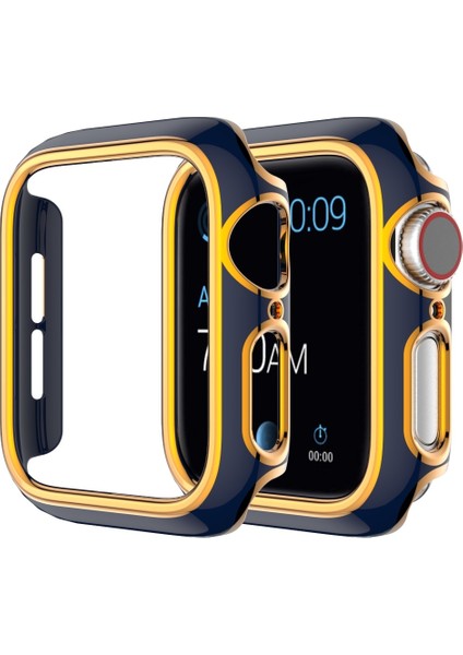 Apple Watch Serisi 6 & Se & 5 & 4 40 mm. 2 Renkli Galvanik Pc Vaka (Yurt Dışından)
