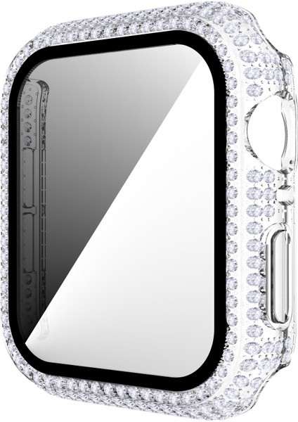 Mas Pc + Temperli Cam Izle Kılıf Apple Watch Serisi 6 & Se & 5 & 4 44 mm. (Yurt Dışından)