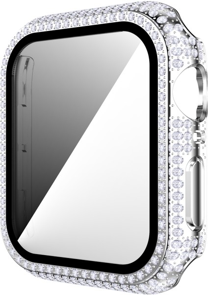 Mas Pc + Temperli Cam Izle Kılıf Apple Watch Serisi 6 & Se & 5 & 4 44 mm. (Yurt Dışından)