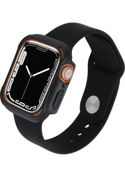 Apple Watch S 7 41 mm. Pc+Tpu 2 Renkli Çerçeve Saat Kılıfı (Yurt Dışından) fırsatları