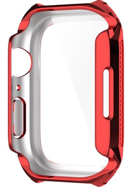 Rhombus Kemer Matkap + Temperli Film Bütünleşik Vaka Apple Watch S 7 41 mm. (Yurt Dışından) fırsatları