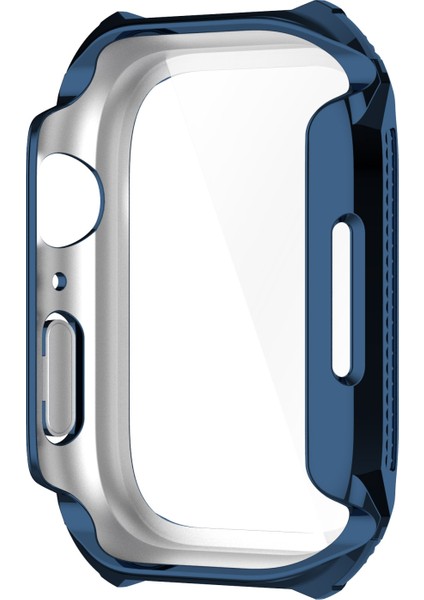 Rhombus Kemer Matkap + Temperli Film Bütünleşik Vaka Apple Watch S 7 41 mm. (Yurt Dışından)