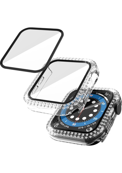 Çift Sıra Mas Pc + Temperli Cam Izle Kılıf Apple Watch Serisi 3 & 2 & 1 42 mm. (Yurt Dışından) modelleri