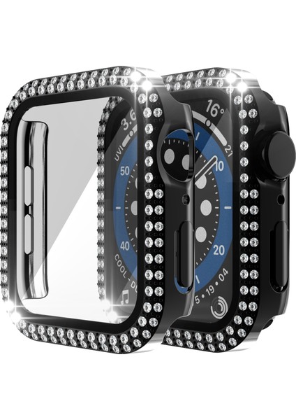 Çift Sıralı Mas Pc + Temperli Cam Izle Kılıf Apple Watch Serisi 6 & Se & 5 & 4 44 mm. (Yurt Dışından) fırsatları