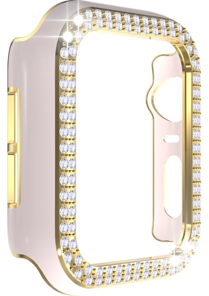 Apple Watch Serisi 3 & 2 ve 1 38 mm. Çift Sıralı Mas 2 Renkli Ektrokaplatma Pc Saat Kılıfı (Yurt Dışından) fiyatları