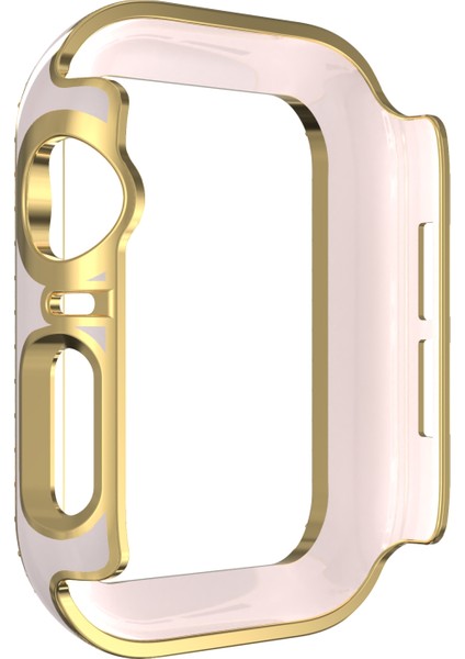 Apple Watch Serisi 3 & 2 ve 1 38 mm. Çift Sıralı Mas 2 Renkli Ektrokaplatma Pc Saat Kılıfı (Yurt Dışından) modelleri